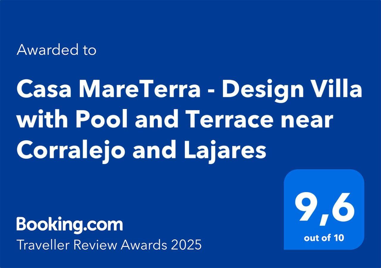 Casa Mareterra - Design Villa With Pool And Terrace Near Corralejo And Lajares 外观 照片